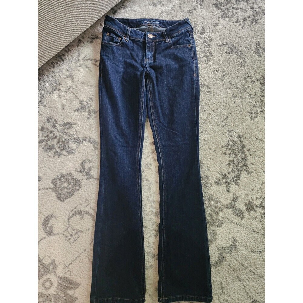 MAURICES Jeans Women’s Size 2 Long Blue Dark Wash Denim
